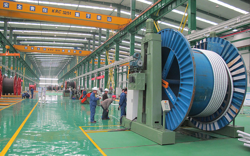 Wuxi Hengtai Cable Machinery Manufacture Co., Ltd 製造者の生産ライン