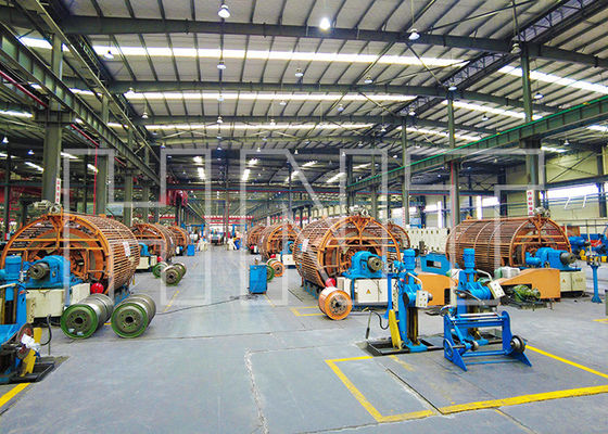 座礁の円形またはセクターのアルミニウム ワイヤーまたは銅のための1+6+12+18+24/630の堅いリード編み機